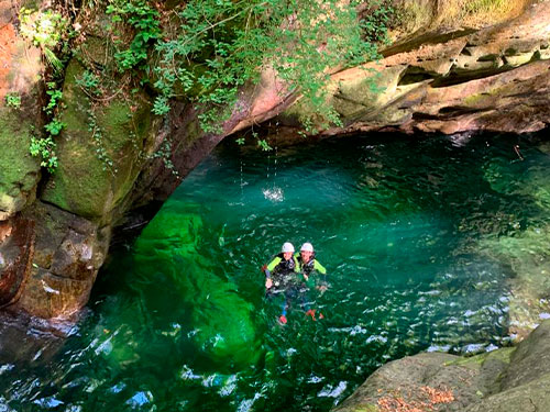 Canyoning basic Corippo, Verzascatal